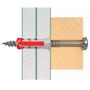 Imagem de Bucha De Nylon Duopower 8mm Fischer Com Aba 10 Peças