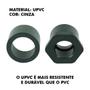 Imagem de BUCHA DE REDUÇÃO CURTA SOLDÁVEL UPVC CINZA 50-32MMKit 2