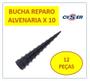 Imagem de Bucha p/ reparo alvenaria cônica c/10 pçs 12