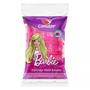 Imagem de Bucha Para Banho Infantil Menina Barbie Formato Bolsa Rosa
