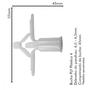 Imagem de Bucha Sfor Gesso Fly 04 C/250 - Sforplast