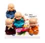 Imagem de Buda Budinhas  Sábios Monges Bebês  Conjunto 4 Peças   5,5 Cm