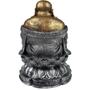 Imagem de Buda Chinês Flor De Lótus Felicidade Riqueza Estátua Zen