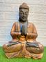 Imagem de Buda Gratidão Meditando 42 Cm Cobre