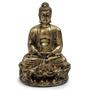 Imagem de Buda Hindu Tailandês Deus Prosperidade Riqueza Resina 11 cm