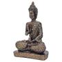 Imagem de Buda Hindu Tailandês Tibetano Estátua Decorativa Marrom 21cm