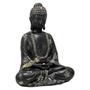 Imagem de Buda Hindu Tailandês Tibetano Estátua Marrom Grande de 22 cm