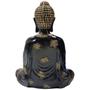 Imagem de Buda Hindu Tibetano Estátua Decorativa Preto C/ Dourado 22cm