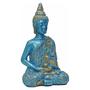 Imagem de Buda Hindu Tibetano Tailandês Chakras Meditação Enfeite Azul