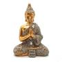 Imagem de Buda Tailandês Orando Dourando Brilhante Buda 9 cm