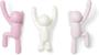 Imagem de Buddy - paleta rosa - conjunto com 3 cabideiros de parede