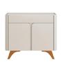 Imagem de Buffet 2 Aros Portas MDF e MDP Off White