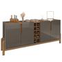 Imagem de Buffet Aparador 190cm 4 Portas com Adega Lizz