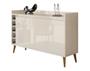 Imagem de Buffet Aparador com Adega Retrô Wine Off White - MoveisAqui