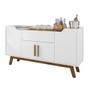 Imagem de Buffet Aparador com Gaveta Impressious Branco Cinamomo