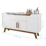 Imagem de Buffet Aparador com Gaveta Impressious Branco Cinamomo