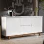 Imagem de Buffet Aparador para Sala de Jantar 163cm Flow Branco - EJ Móveis