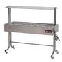 Imagem de Buffet Aquecido Gastromaq Cromado 8 Cubas Tampa Inox Cobertura Vidro 127V BTE 8 ST G2 CR IV