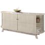 Imagem de Buffet Bancada 4 Portas 183cm 3081 Calacata Off White MDT