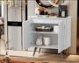 Imagem de Buffet Cantinho do Café Encanto 2 portas com pés estilo retrô palito - Branco