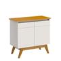 Imagem de Buffet Classic 02 Portas Sem Espelho 64333 Off White/Nature - Imcal