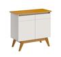 Imagem de Buffet Classic 2 Portas Off White com Nature - Imcal Móveis
