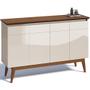 Imagem de Buffet Classic Imcal Off White com Freijó 4 Portas - 66475