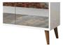 Imagem de Buffet delux delta classico com espelho 3 portas branco