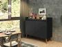 Imagem de Buffet delux delta classico glos 2 portas preto