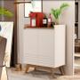 Imagem de Buffet eros 2 portas off white/freijo