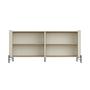Imagem de Buffet MDF com Porta Lisa L180 X A81,5cm Louro/Luna/Dourado