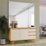 Imagem de Buffet Piazza 02 Portas Mavaular Naturalle Com Off White