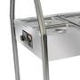 Imagem de Buffet Self Service Duplo 8 cubas Quente e 4 Fria EAD8T Cromado Venâncio