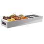 Imagem de Buffet Térmico de Mesa Saro Inox 10 Cubas com Tampa 220V BFM1022