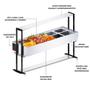 Imagem de Buffet térmico Saro 10 cubas com tampa Inox 220V BF1022