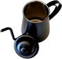Imagem de Bule Bico Fino Black Inox 700ml Fosco Aço Mimo Style