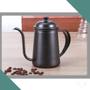 Imagem de Bule bico fino em aço inox com alça dupla black 700ml mimo