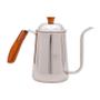 Imagem de Bule Bico Fino Inox Brilhante Com Cabo De Madeira 700Ml