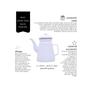 Imagem de Bule Café Chá Retrô Ferro Esmaltado 1L Mimo Style Branco