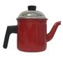 Imagem de Bule Café Leite Chá 700Ml Verm. Indução Cooktop Elétrico Gás