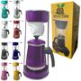 Imagem de Bule Com Mancebo Suporte 1,2L Coador De Café colorido Retro em Alumínio Mariquinha Cafeteira C Caixa