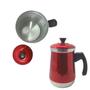 Imagem de Bule Com Mancebo Suporte Coador De Café colorido Retro em Alumínio Mariquinha Cafeteira Com Caixa
