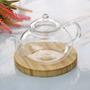 Imagem de Bule de vidro borossilicato com infusor parede dupla 400ml