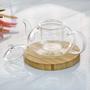 Imagem de Bule de vidro borossilicato com infusor parede dupla 400ml