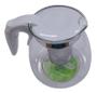 Imagem de Bule De Vidro Com Filtro Inox Para Chá - Chaleira 1100Ml