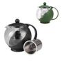 Imagem de Bule De Vidro Com Infusor Inox P/ Cha Coador Chaleira 1250ml