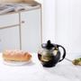 Imagem de Bule De Vidro Com Infusor Inox P/ Cha Coador Chaleira 1250ml