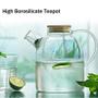 Imagem de Bule de Vidro Wokex 1600mL - Borosilicato Resistente ao Calor