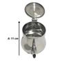 Imagem de Bule em Aço Inox Com Tampa e Alça 400 ml Retrô IN12165-1