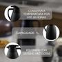 Imagem de Bule Garrafa Térmica c/ Gatilho Café Leite Chá 1L Mesa